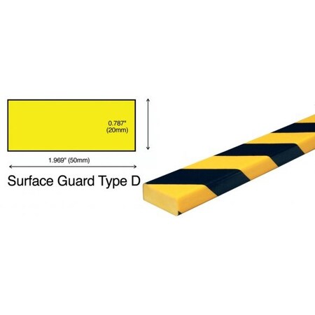 Accuform PROTECTIVE BUMPER GUARDS COLOR PRR336BKYL PRR336BKYL